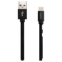 Зареждащ кабел CANYON MFI-3,  USB to lightning, certified by Apple, 1М, Черен SS30248, снимка 1 - USB кабели - 40064114