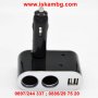 Двоен разклонител за автомобилна запалка с 2бр. USB - 01002, снимка 7