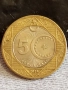 Две монети 5 лири 2024г. Турция / 2 долара 2005г. Мексико за КОЛЕКЦИЯ ДЕКОРАЦИЯ 28460, снимка 2