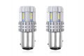 КОМПЛЕКТ ДИОДНИ LED КРУШКИ 02450 , 1157 P21 5W БЯЛО 12V 24V 1КТ., снимка 1 - Аксесоари и консумативи - 39025145