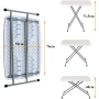 ПРОМОЦИЯ Сгъваема маса за пикник с регулиране на височината 30DQMRHP-76X, снимка 4