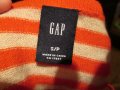 Пуловер вълна райе червено Gap, снимка 2