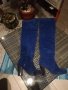 Сини ботуши тип чизми, снимка 4