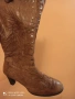 Продавам втора употреба естествена кожа кафяви ботуши с вата номер 39 - цена 16 евро, снимка 1