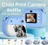 Детски Фотоапарат камера с незабавен печат и функции „Направи си сам“, снимка 1