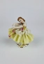 Порцеланова балерина със жълта рокля, снимка 1