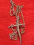СКЪПОЦЕНЕН СРЕБЪРЕН КРЪСТ РОДИРАНО СРЕБРО 925 с БЛЕСТЯЩИ ЦИРКОНИ и СРЕБЪРНА ВЕРИЖКА СРЕБРО 925 30605, снимка 15