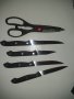 Комплект ножове Renberg, 6 части (4 ножа, 1 ножица, 1 поставка), снимка 3