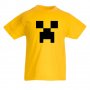 Детска тениска майнкрафт Minecraft Creeper Face 01, снимка 1