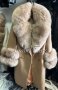 Дамски палта от алкантара, алпака, естествена кожа и естествен косъм, снимка 12