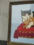 Ръчно изработен гоблен котка , снимка 8