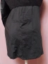 4XL Черна къса кожена рокля с къси панталонки , снимка 4