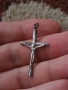 Старо сребърно кръстче 52163, снимка 8