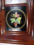 Стар рядък американски стенен часовник с гонг, снимка 2
