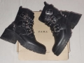 ZARA кубинки от естествена кожа с кабзи  38, снимка 5