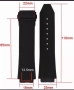 Силиконова каишка HUBLOT 25-19мм, снимка 2