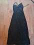 Camille LA VIE Официална черна дълга рокля с гол гръб #sparkling# пайети, мъниста, снимка 6