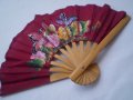 1930 Арт Деко ръчно рисувано ветрило , снимка 3