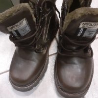  Мъжки обувки,боти от естествена кожа , размер 41, снимка 4 - Маратонки - 43059994