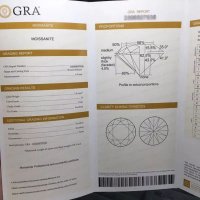 Мойсанит Диамант  5мм 0.5 карата , снимка 5 - Други - 40035415