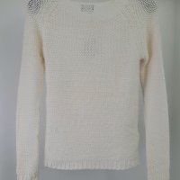 Дамска памучна блуза дълъг ръкав Cheap Manday, размер - S, цвят - бял., снимка 3 - Блузи с дълъг ръкав и пуловери - 39498695