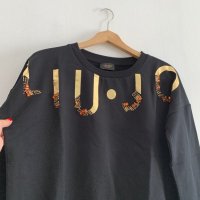 Черна блуза Liu jo, снимка 4 - Блузи с дълъг ръкав и пуловери - 26785136