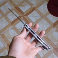 Автоматичен нож Ganzo стмана 440с, снимка 5 - Ножове - 32662084