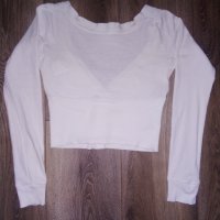 Къса дамска блуза, снимка 4 - Блузи с дълъг ръкав и пуловери - 39798481