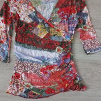 Цветна блузка , снимка 1 - Тениски - 36754940