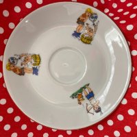 Купичка и чинийка с детски мотиви, Български порцелан , снимка 5 - Чинии - 43694098