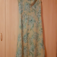 Нежна зелена пролетна рокля, снимка 1 - Рокли - 36412951