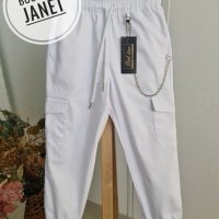 Страхотен бял панталон , снимка 1 - Панталони - 44019272