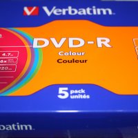 VERBATIM COLOR цветни DVD-R дискове