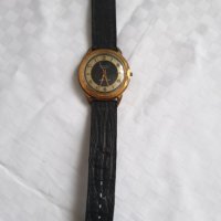 Мъжки позлатен механичен часовник Precisa 17 jewels, снимка 2 - Антикварни и старинни предмети - 43099523