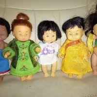 Малки азиатски кукли, снимка 1 - Кукли - 39266290