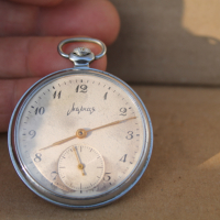 СССР часовник ''Молния'', снимка 8 - Антикварни и старинни предмети - 44911437