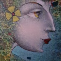 картина на Мариян Вутев Сенева акрилни бои платно, снимка 3 - Картини - 32223357