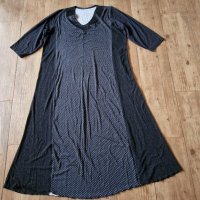 3XL/4XL Дамска рокля еластична в черно  , снимка 1 - Рокли - 43254043