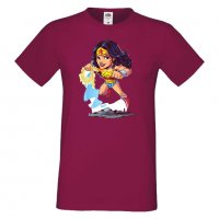 Мъжка тениска DC Wonder Woman Star Wars Игра,Изненада,Подарък,Геймър, , снимка 14 - Тениски - 36808544