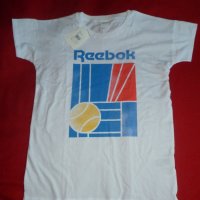 Reebok оригинална бяла тениска НОВА, снимка 1 - Тениски - 26363187