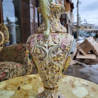 Италианска порцеланова ваза 038, снимка 5 - Антикварни и старинни предмети - 39488868