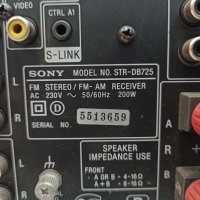 Ресивър SONY STR-DB725, снимка 3 - Ресийвъри, усилватели, смесителни пултове - 32905723