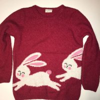 Пуловер и дънки за момиче - размер 140, снимка 1 - Детски комплекти - 27372418