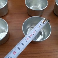 Метални  чашки форми купички , снимка 3 - Антикварни и старинни предмети - 32899300
