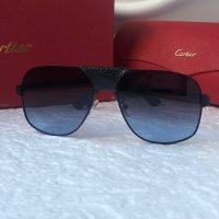 Cartier 2022 мъжки слънчеви очила с кожа 3 в 1, снимка 13 - Слънчеви и диоптрични очила - 38199786