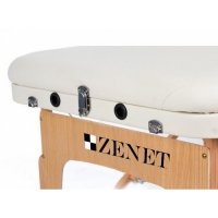 4 Дървена масажна маса Zenet с ФИКСИРАНА Цена 10 лева за доставка Zenet Zet-1047 размер М бяла, снимка 10 - Кушетки - 39115731