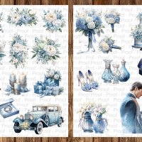 Дизайнерски картони " Зимна Сватба ", снимка 11 - Други - 43370372