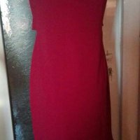 Еластична рокля, цвят бордо👗🍀XL, 2XL, 3XL👗🍀арт.2035, снимка 3 - Рокли - 33550299