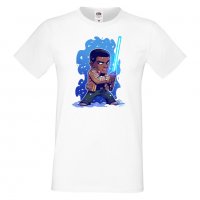 Мъжка тениска Star Wars Fin Star Wars Игра,Изненада,Подарък,Геймър, , снимка 5 - Тениски - 36809025