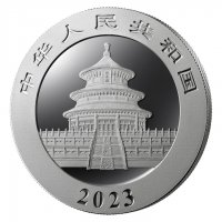 сребърна монета 1 оз 1 oz panda панда, снимка 1 - Нумизматика и бонистика - 39675479